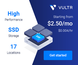 Vultr - Free $100 credit